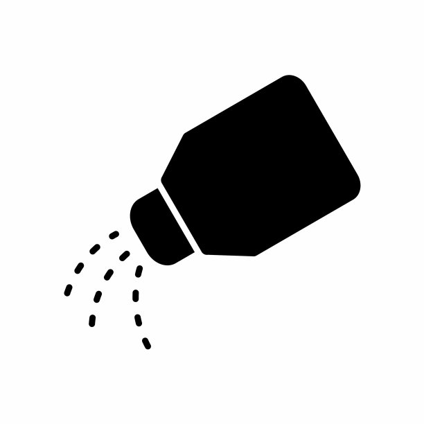 图形-盐瓶-黑色风格图片下载