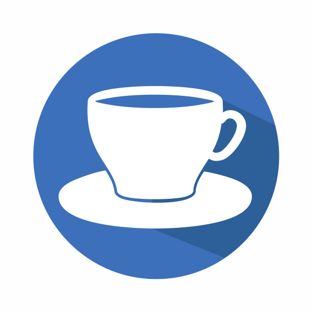 图形-茶杯-扁平风格图片下载