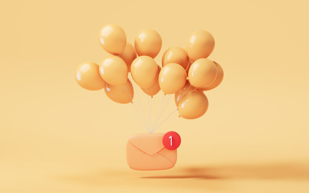 邮件信封具有卡通风格，3d渲染。图片下载