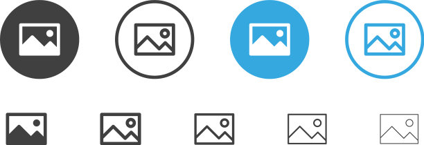 图片集的画廊图标剪影图片下载