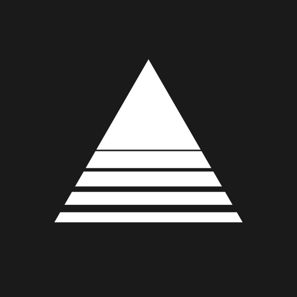 复古条纹三角形80年代风格合成波图片下载