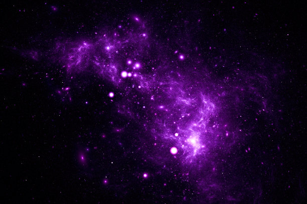 宇宙由恒星、黑洞、星云、螺旋星系、银河系、行星组成图片下载