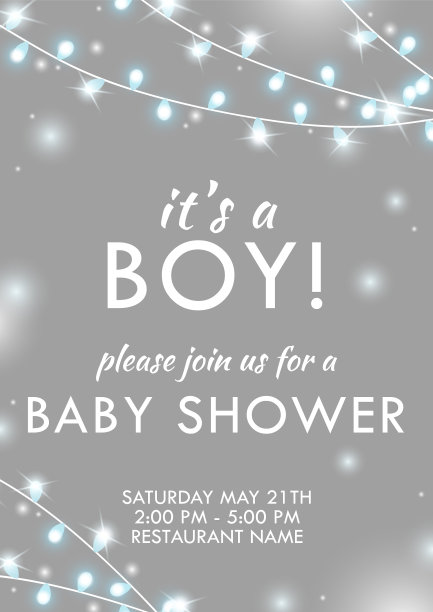 孩子们聚会的新邀请函图片下载