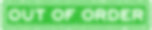 Grunge green out of order word square橡胶密封图片下载