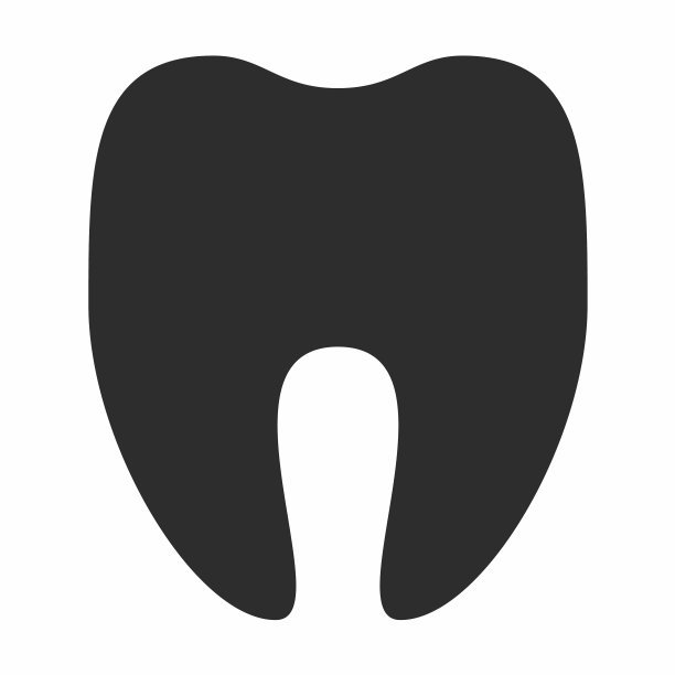牙齿字形样式的图标图片下载