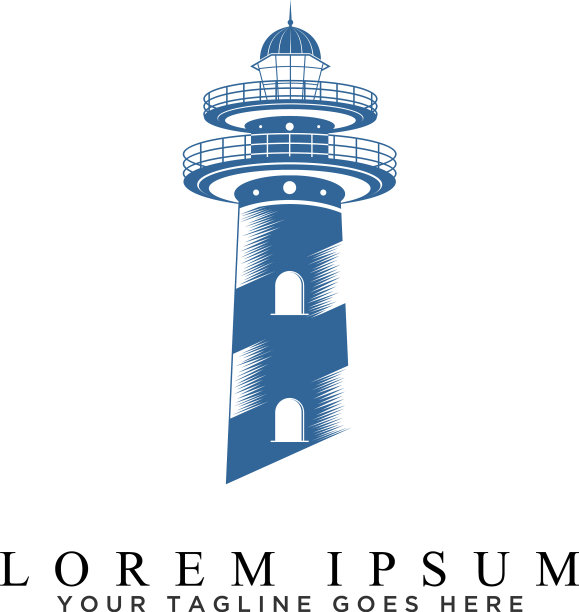 灯塔的设计或符号造型认为简单图片下载