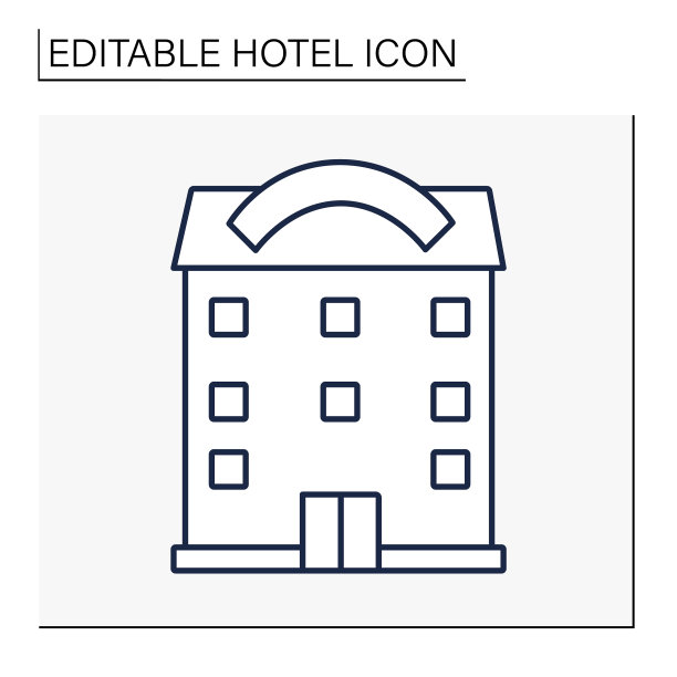 酒店行图标图片下载