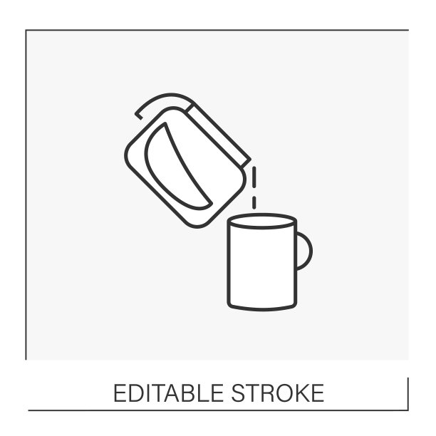 热饮线图标图片下载