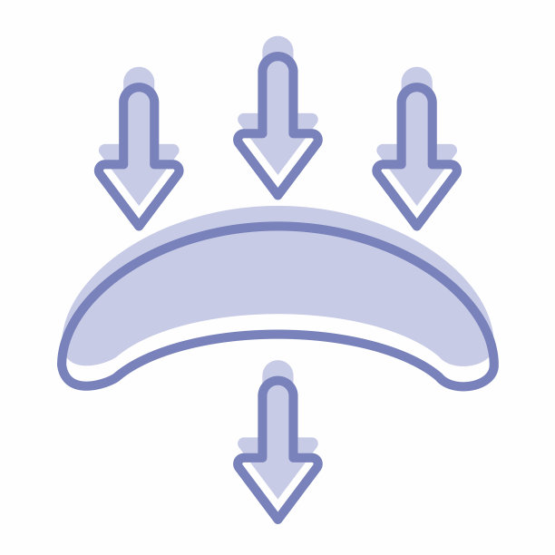图标的隐形眼镜-两个色调的风格图片下载