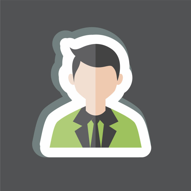 捧着鲜花贴纸在新潮孤立上图片下载