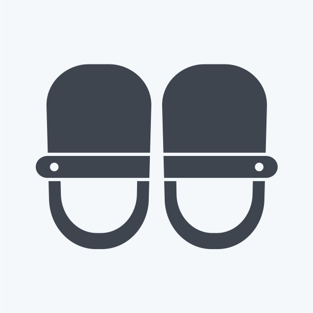 图标婴儿鞋-字形风格-简单图片下载