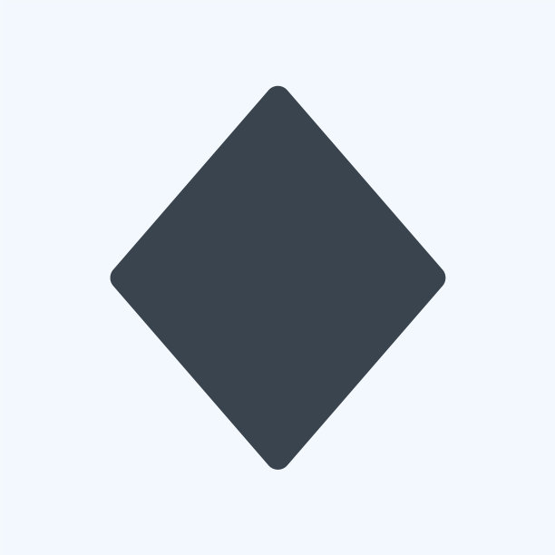 图标菱形-字形样式，不可编辑的笔画图片下载