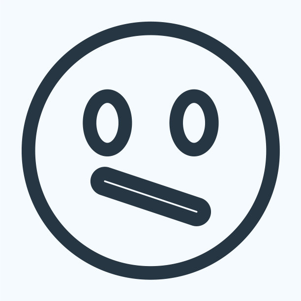 图标表情疑惑-行风格图片下载