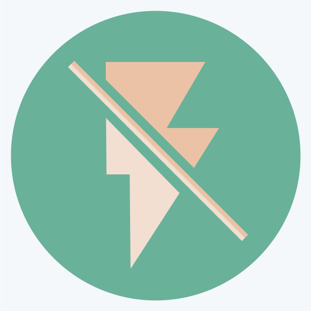 图标闪光off - flat风格-简单的编辑图片下载