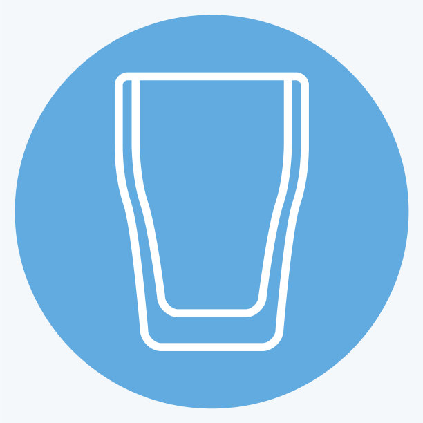 图标玻璃-蓝色眼睛的风格-简单的编辑图片下载