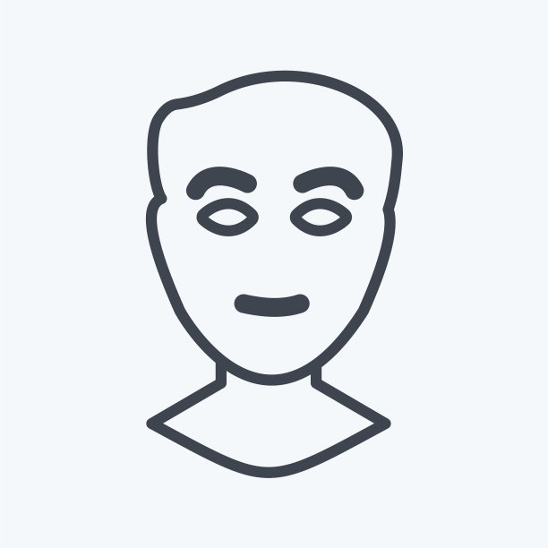 人脸图标-线条风格-简单好用图片下载