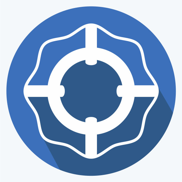 图标寿命管-长阴影风格-简单图片下载