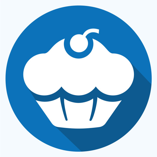 图标松饼-长影子风格-简单图片下载