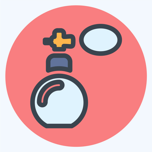 图标香水-颜色伴侣风格-简约图片下载