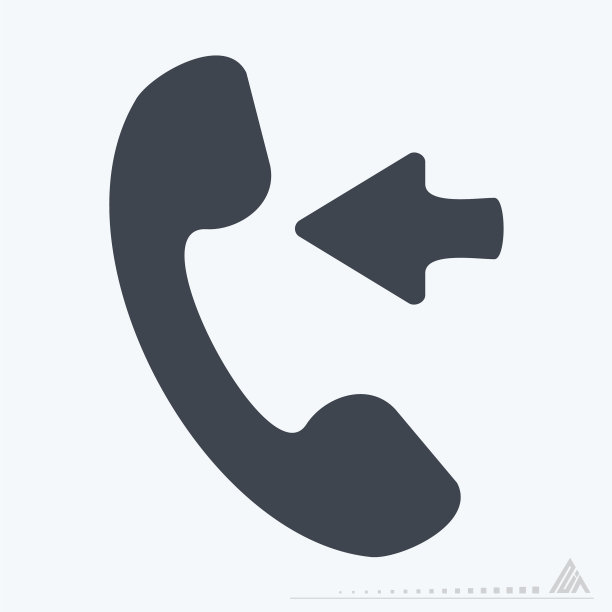 图标电话传入-字形风格图片下载