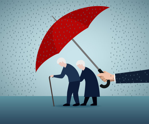 养老保险，人口老龄化图片下载