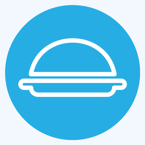 图标服务食物-蓝色眼睛的风格-简单图片下载