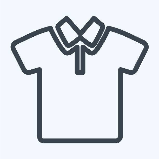 图标t恤1线样式，简单的可编辑笔画图片下载