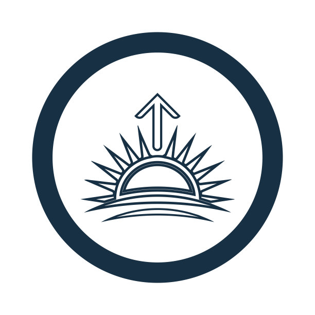 太阳升起或太阳图标图片下载