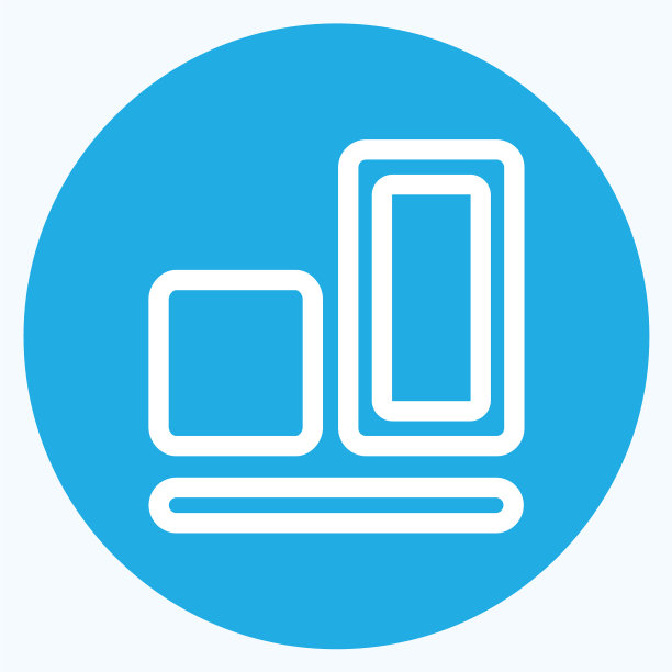 图标垂直对齐底部-蓝色眼睛图片下载