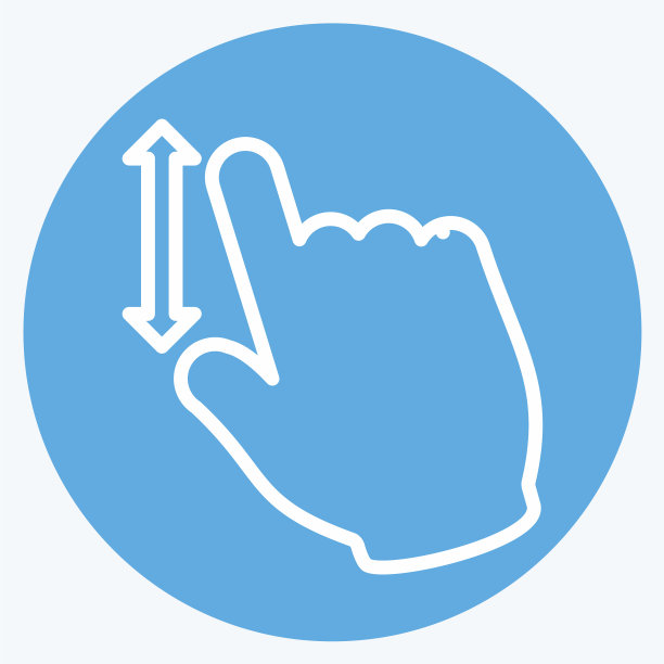 图标放大-蓝色眼睛风格-简单的编辑图片下载