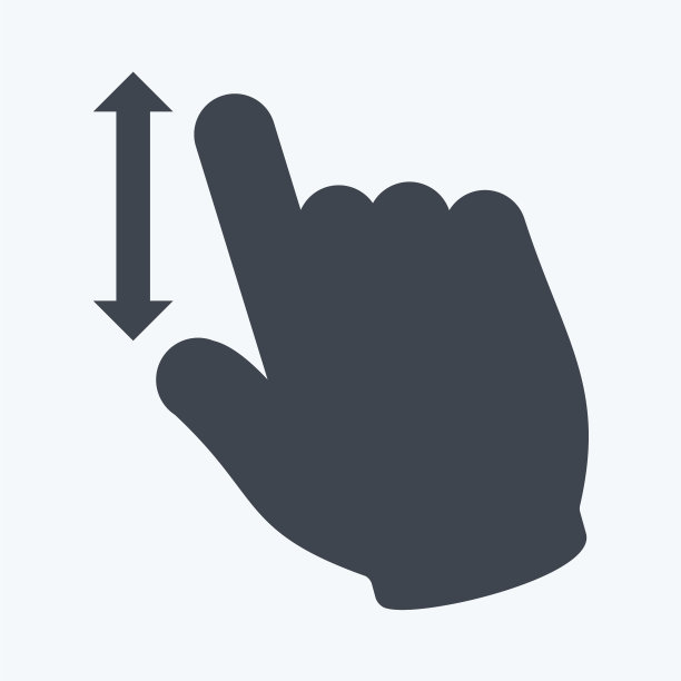 图标放大-字形风格-简单的可编辑图片下载