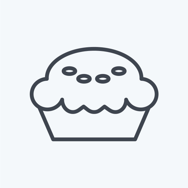 派图标在时尚线上的风格孤立上软图片下载