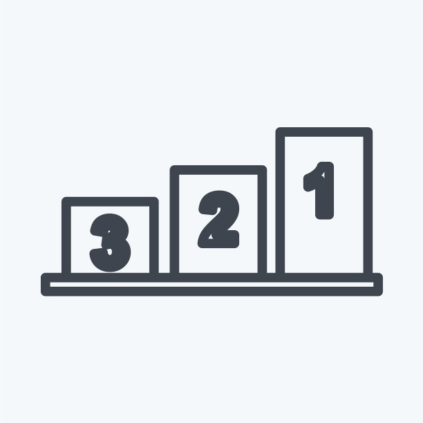 位置图标在潮流线风格孤立上图片下载