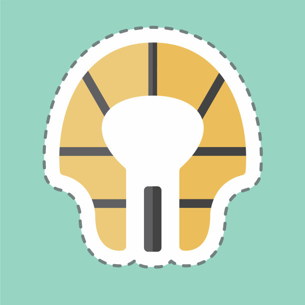 贴纸埃及面线条切割-简单好用图片下载