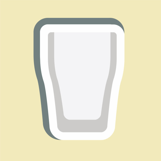 贴纸玻璃-简单的可编辑的笔画图片下载