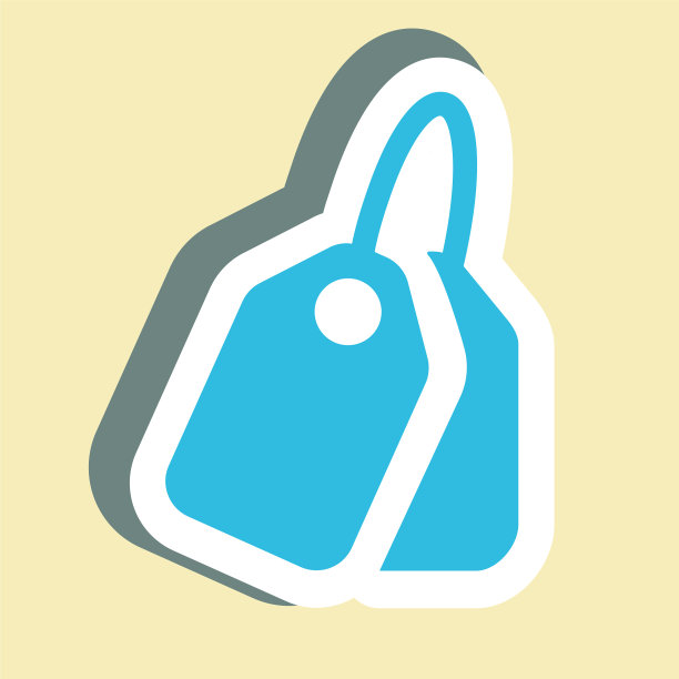 不干胶纺织品样品简单可编辑笔画图片下载