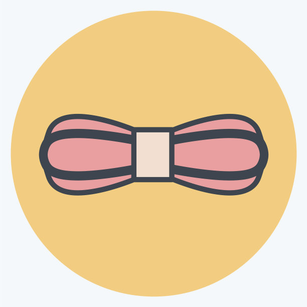 纱图标在时尚的颜色搭配风格孤立上图片下载