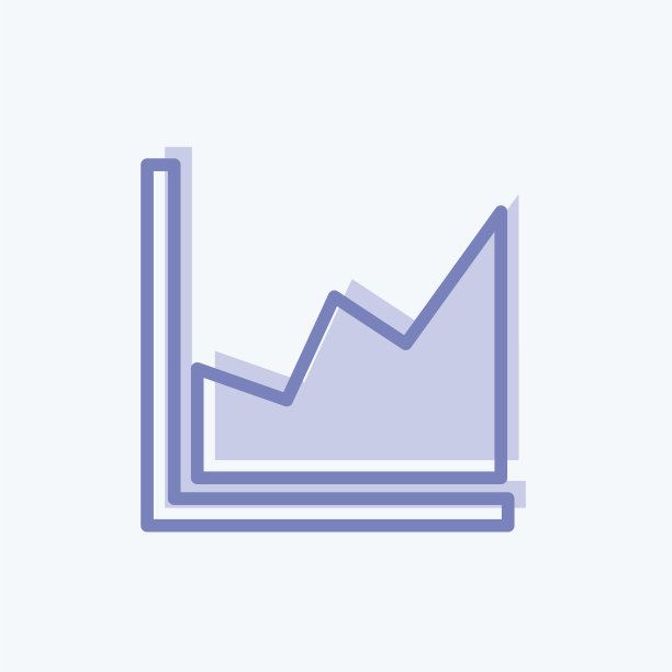 填充图形图标在时尚的两种色调的风格图片下载