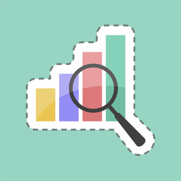 优化贴纸在潮流线切割孤立图片下载