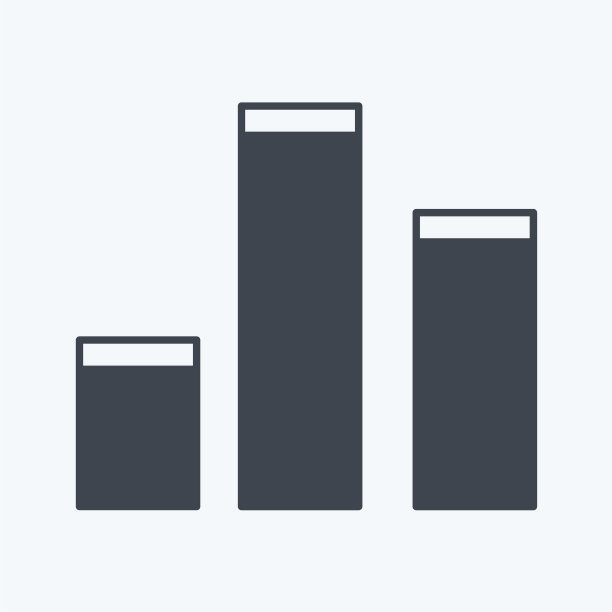 排名因素图标在时尚的字形风格图片下载