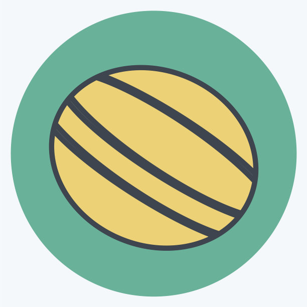 摇滚瓜图标在时尚的颜色伴侣的风格图片下载