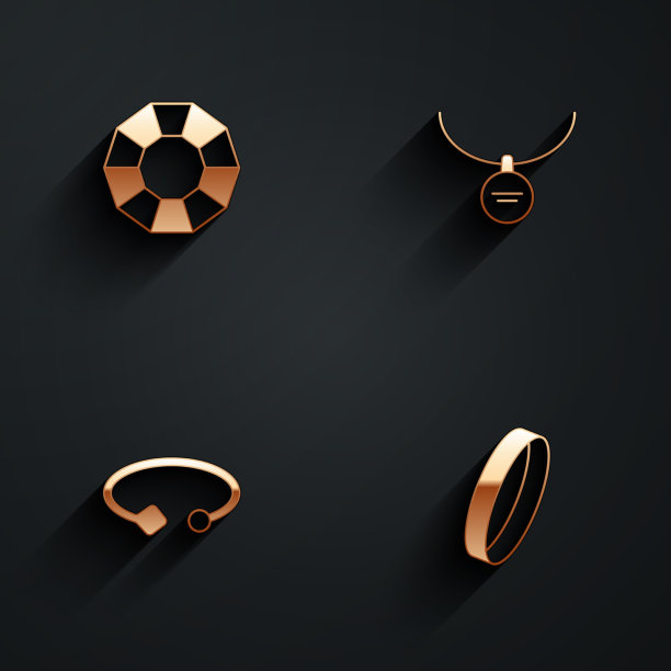 集钻石吊坠项链手镯珠宝和图片下载