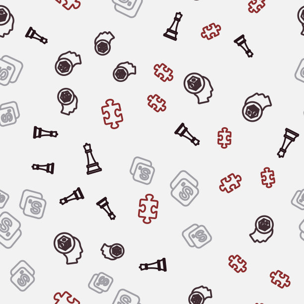 设定线象棋游戏骰子宾果和拼图碎片图片下载