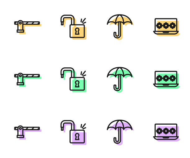 设置行伞停车屏障打开图片下载