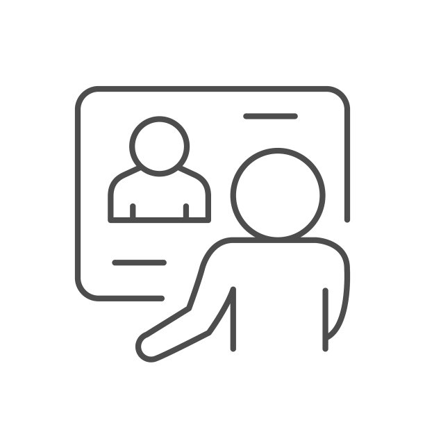 在线会话线轮廓图标图片下载