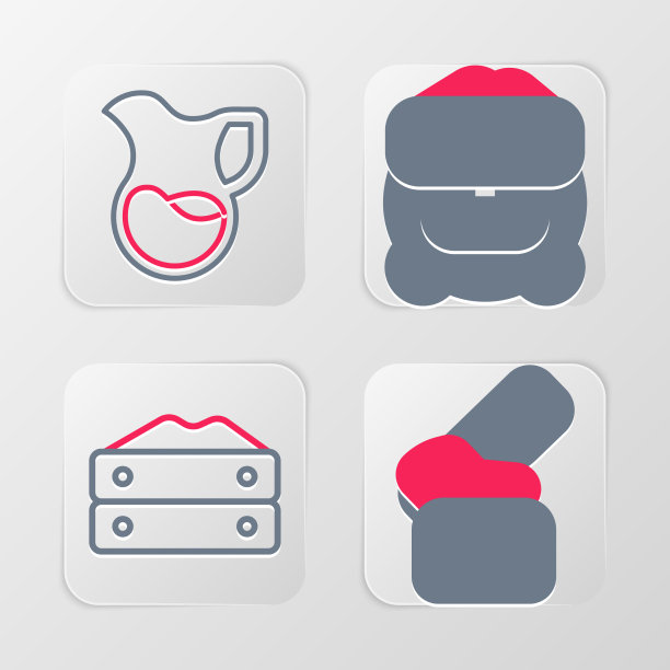 将线木斧、面粉袋和水罐玻璃固定图片下载