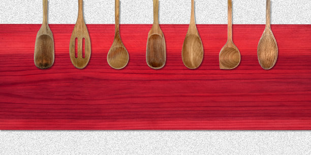 木头烹饪勺子图片下载