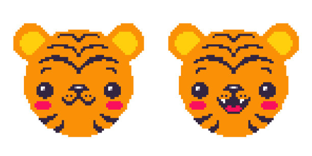 2022年虎头新年会徽图片下载