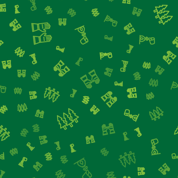 带上消防手套，森林和水桶图片下载