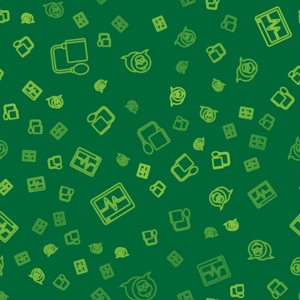 设置线血压监测仪与心电图图片下载